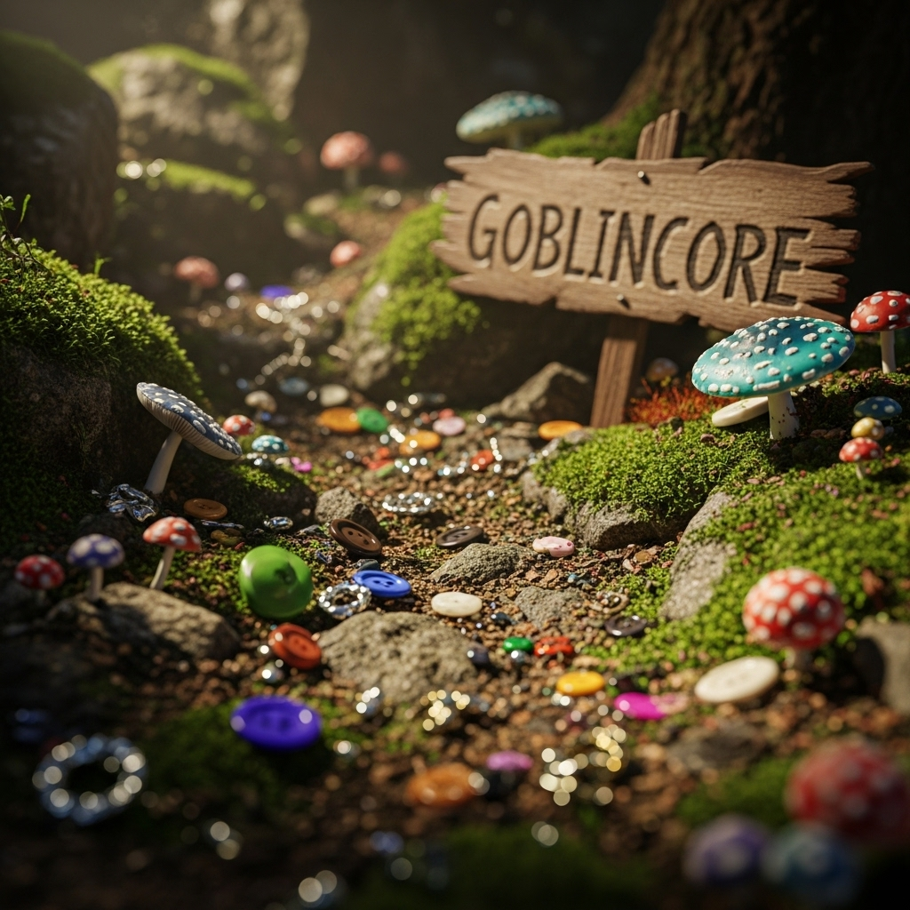 Zanurz się w świecie goblincore: estetyka brudu i skarbów